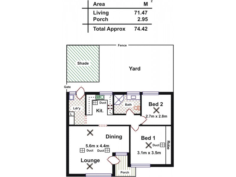 5/4 Douglas Avenue, Salisbury SA 5108 Floorplan