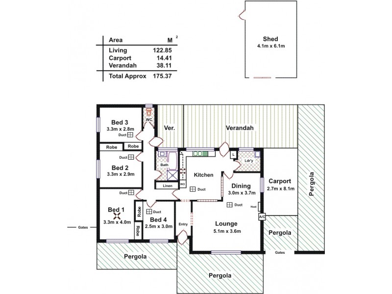 13 Prince Street, Salisbury East SA 5109 Floorplan