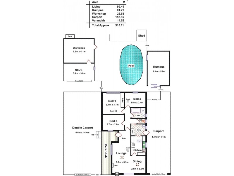 6 Winulta Court, Munno Para SA 5115 Floorplan