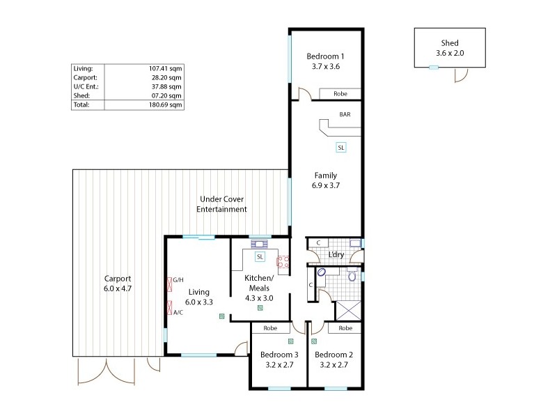 3 Mallett Avenue, Brahma Lodge SA 5109 Floorplan