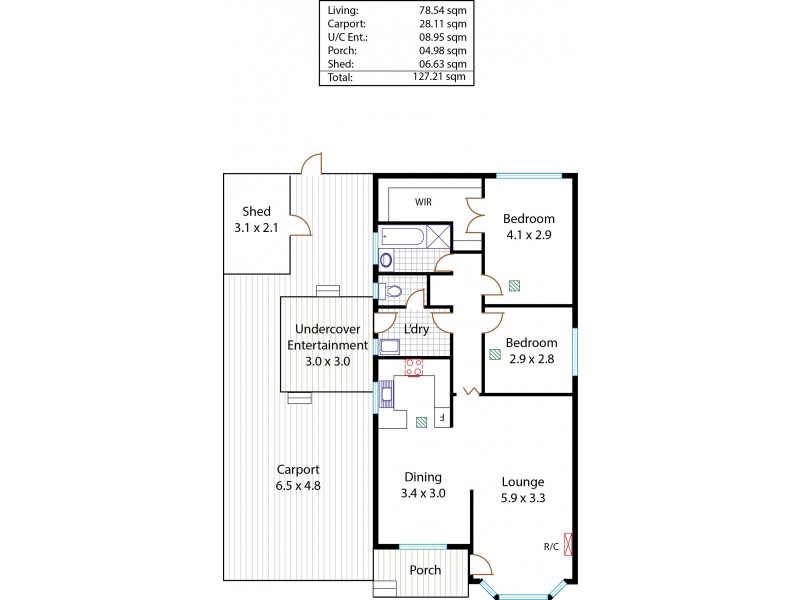 Site 265 Erica Street, Hillier SA 5116 Floorplan
