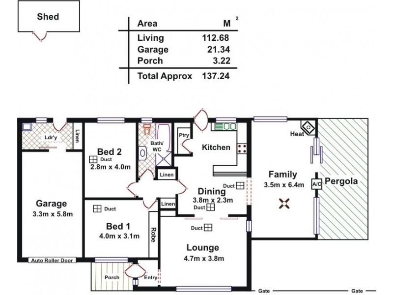 2/11 Meath Avenue, Salisbury Downs SA 5108 Floorplan
