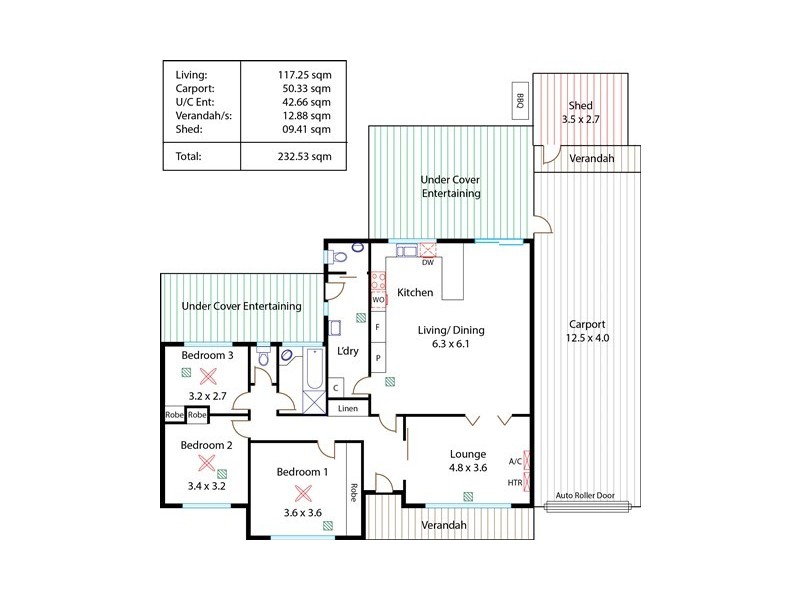 16 Norwich Road, Salisbury East SA 5109 Floorplan
