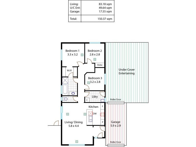14 Lancelot Grove, Burton SA 5110 Floorplan
