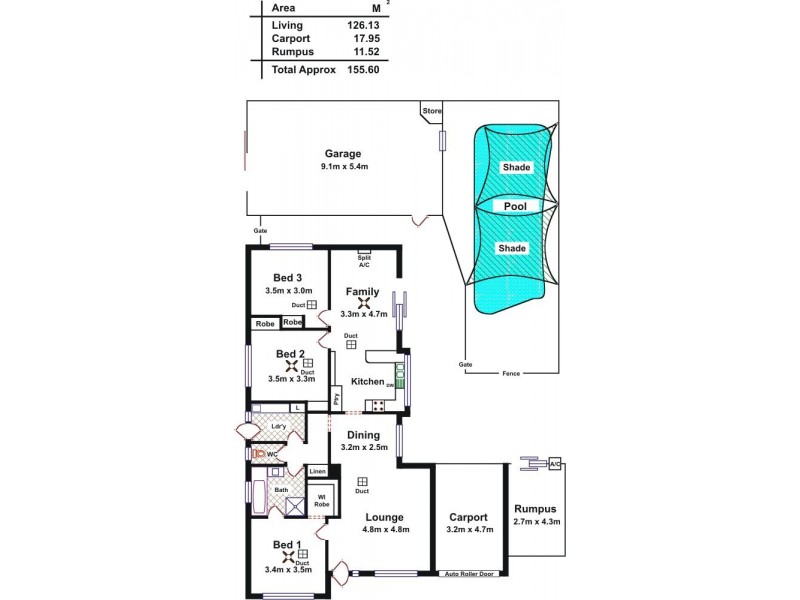 97 Fairbanks Drive, Paralowie SA 5108 Floorplan
