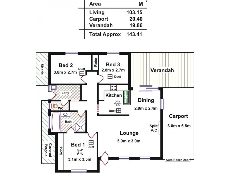 6 Forel Court, Andrews Farm SA 5114 Floorplan