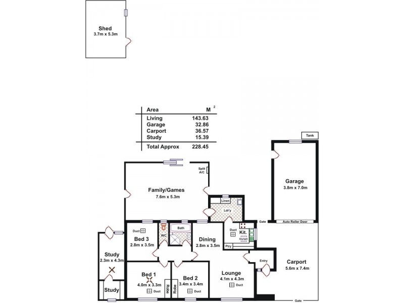 9 Afford Street, Elizabeth Grove SA 5112 Floorplan