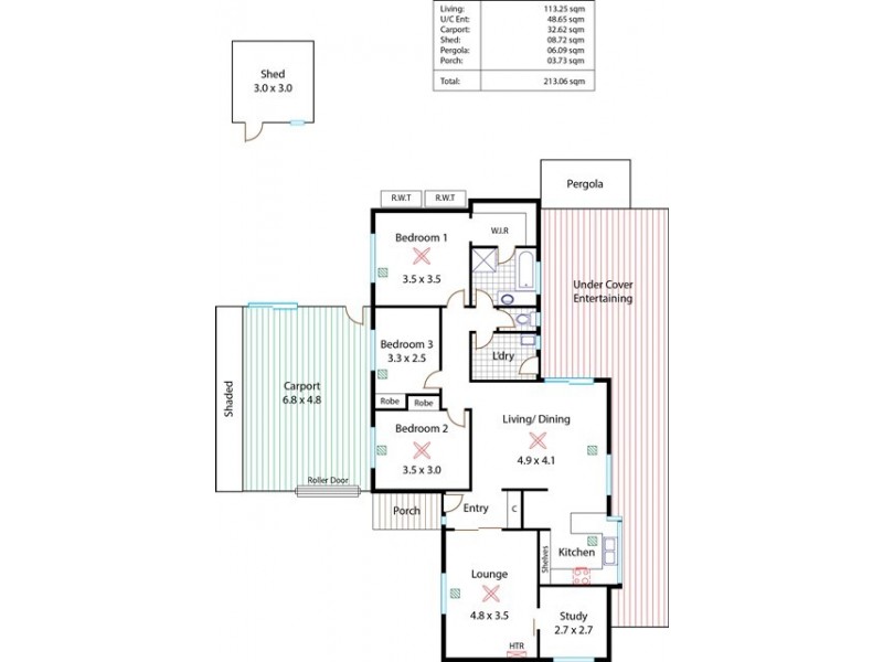 96 Fairbanks Drive, Paralowie SA 5108 Floorplan