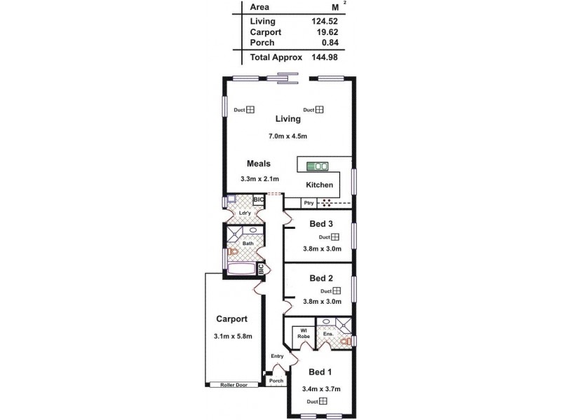 2/53 Kings Road, Salisbury Downs SA 5108 Floorplan