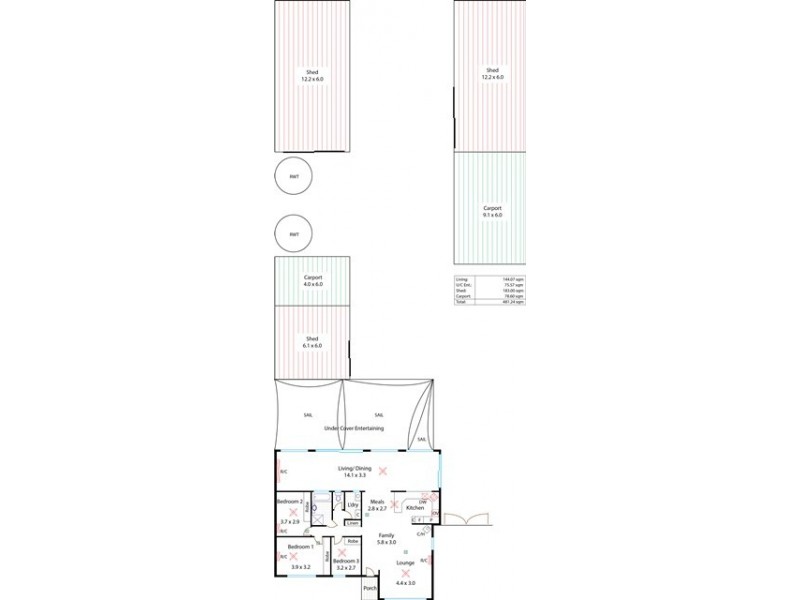 13 Alabar Crescent, Globe Derby Park SA 5110 Floorplan
