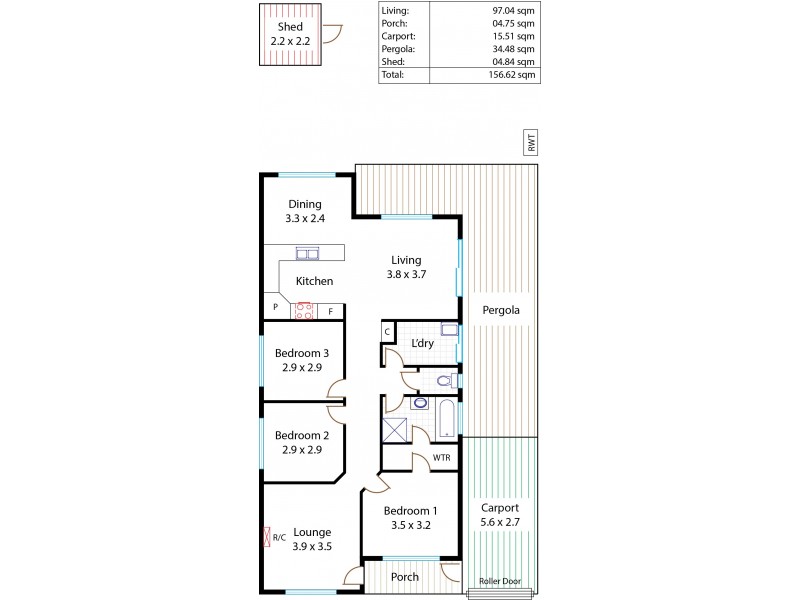9 Lucy Street, Burton SA 5110 Floorplan