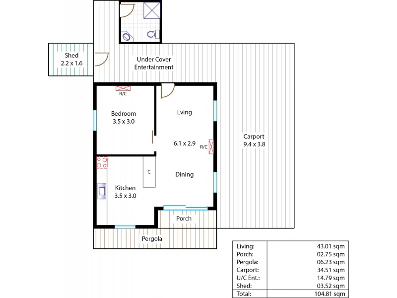Site 19 Andrews Road, Penfield SA 5121 Floorplan