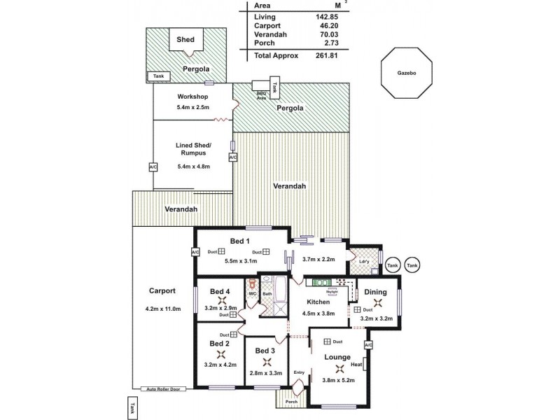 13 Forest Avenue, Paralowie SA 5108 Floorplan
