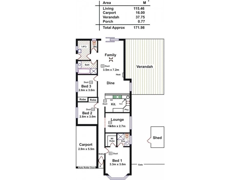 5 Minorca Court, Parafield Gardens SA 5107 Floorplan
