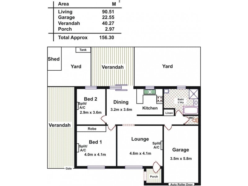 12 Casson Court, Salisbury SA 5108 Floorplan