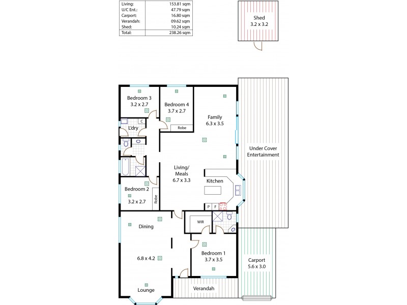9 Birchen Avenue, Parafield Gardens SA 5107 Floorplan