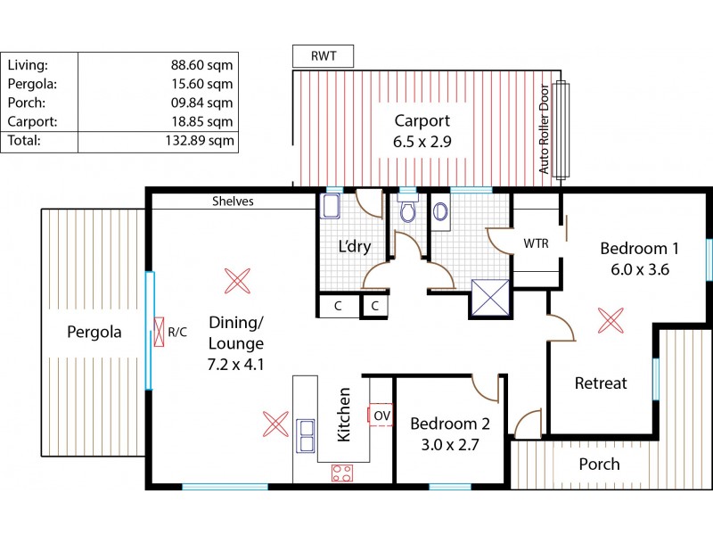 2 Sandpiper Chase, Mawson Lakes SA 5095 Floorplan