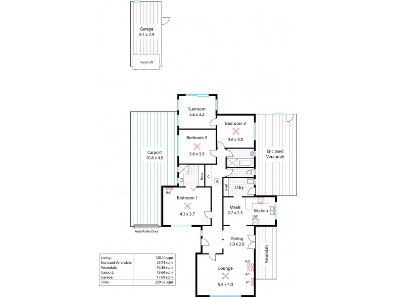 16 Snell Avenue, Hillbank SA 5112 Floorplan
