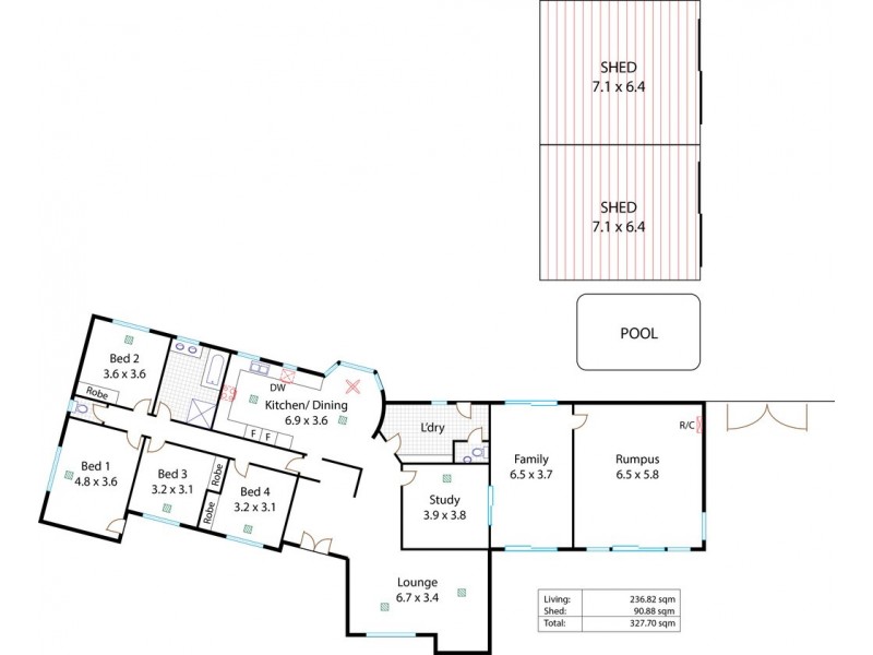 25 Trotters Drive, Globe Derby Park SA 5110 Floorplan