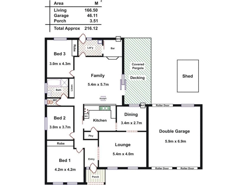 30 Marian Crescent, Hillbank SA 5112 Floorplan