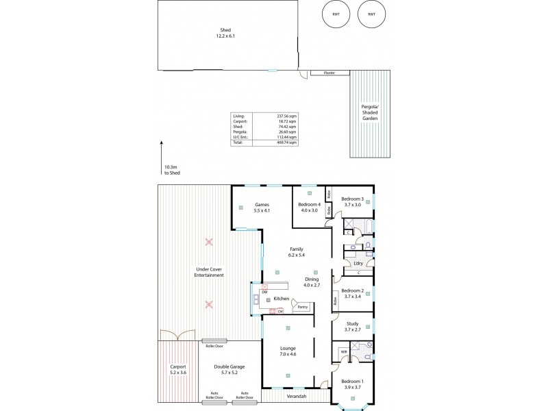 4 Virgara Court, Munno Para West SA 5115 Floorplan