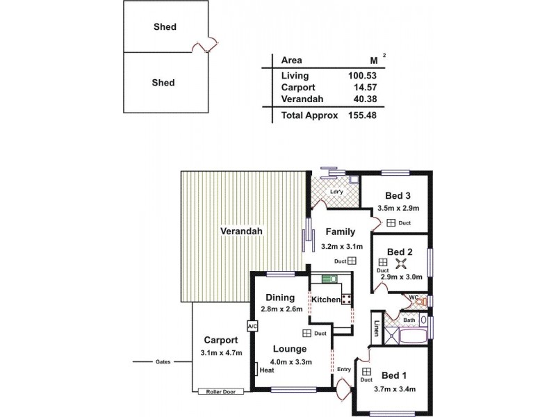 3 Mendez Street, Paralowie SA 5108 Floorplan