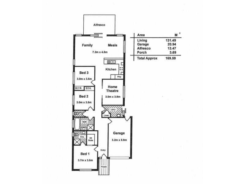 5 Teviot Place, Blakeview SA 5114 Floorplan