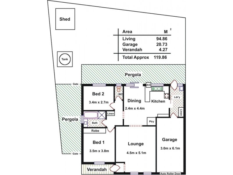 2/3 Ormsby Avenue, Parafield Gardens SA 5107 Floorplan