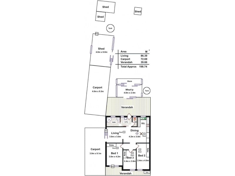 14 Guerin Road, Elizabeth Vale SA 5112 Floorplan