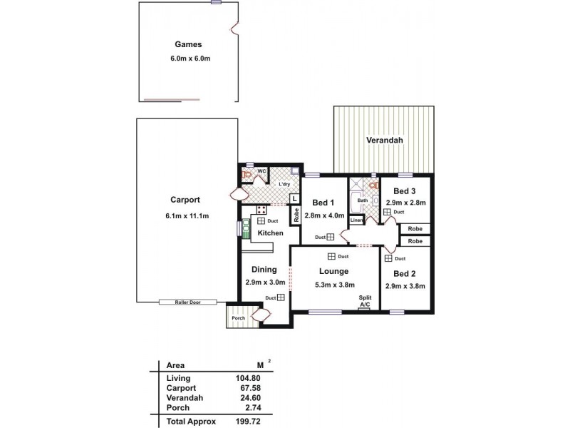 4 Stokes Court, Elizabeth Vale SA 5112 Floorplan