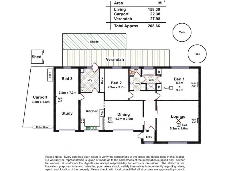 2 Waratah Drive, Blakeview SA 5114 Floorplan