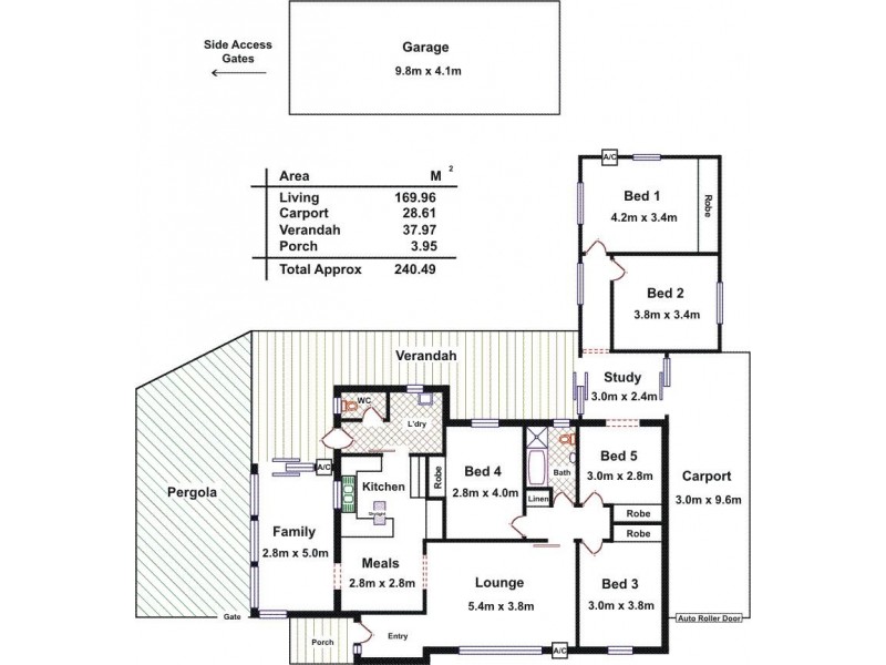 1 Broughton Road, Elizabeth Vale SA 5112 Floorplan