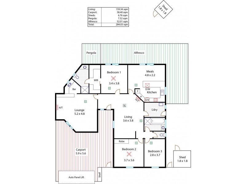 2 Stirrup Court, Salisbury Plain SA 5109 Floorplan
