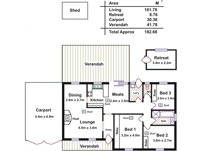 22 Etuna Street, Para Hills West SA 5096 Floorplan