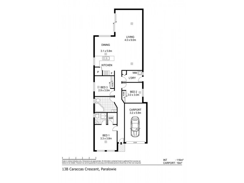 13B Caracas Crescent, Paralowie SA 5108 Floorplan