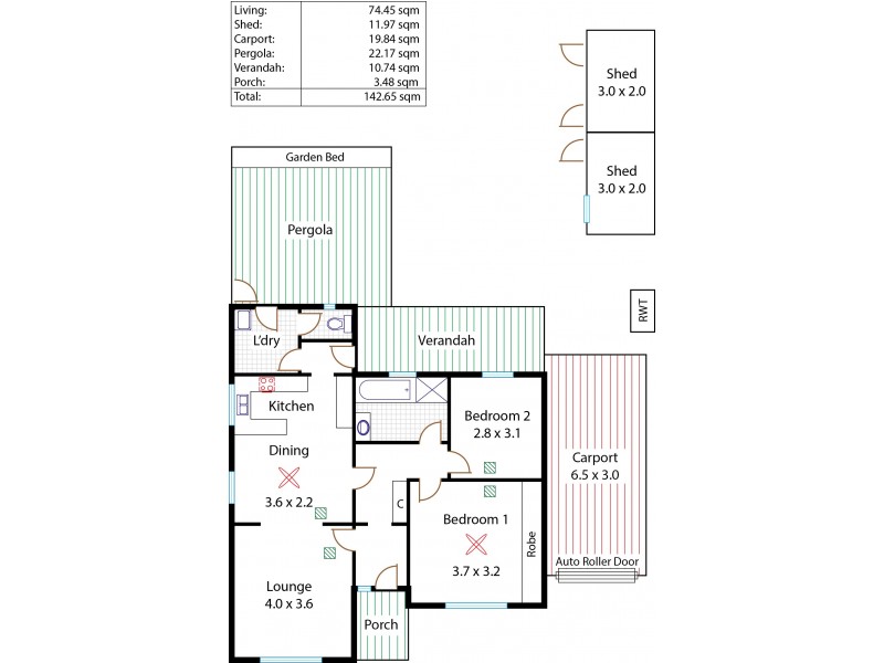 8/15 Hazel Road, Salisbury East SA 5109 Floorplan