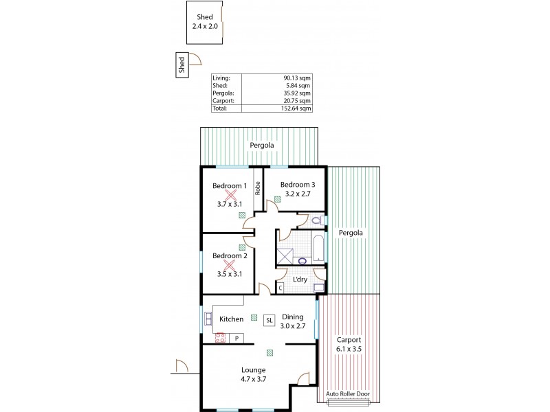 61 Porter Street, Salisbury SA 5108 Floorplan