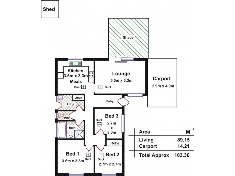 34 Sterling Court, Smithfield Plains SA 5114 Floorplan