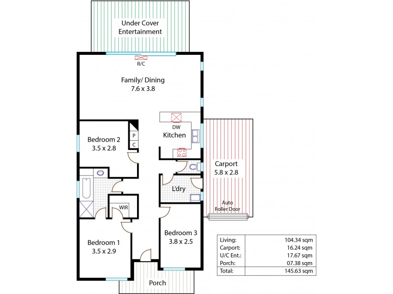 116 Sanctuary Drive, Mawson Lakes SA 5095 Floorplan