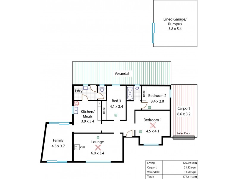 79 Forrestall Road, Elizabeth Downs SA 5113 Floorplan