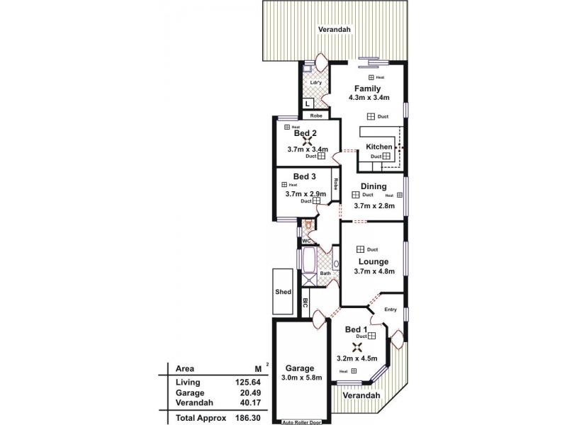 15 Pacific Boulevard, Hillbank SA 5112 Floorplan