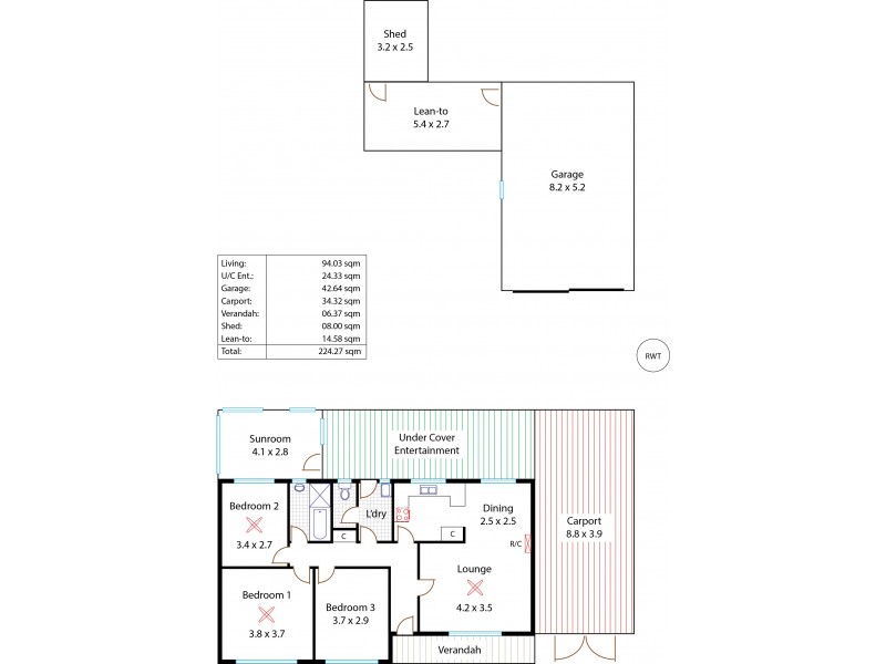 19 Blueberry Road, Parafield Gardens SA 5107 Floorplan