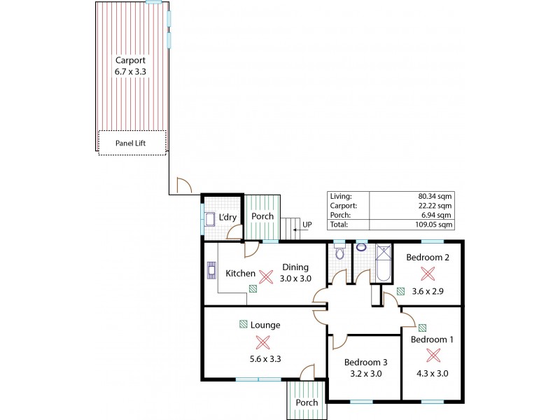 21 Halsey Road, Elizabeth East SA 5112 Floorplan