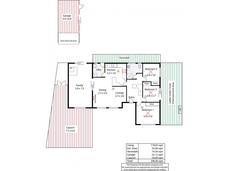 3 Rogers Crescent, Paralowie SA 5108 Floorplan