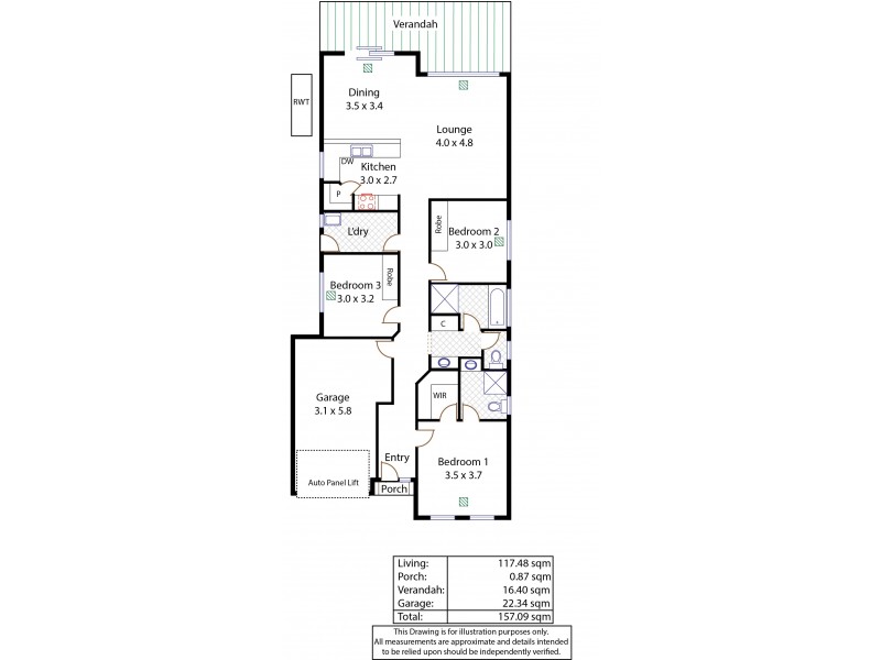 21 Oakwood Circuit, Munno Para West SA 5115 Floorplan