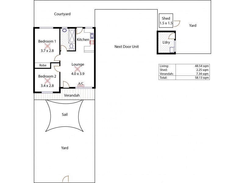 7/25 Carey Street, Salisbury SA 5108 Floorplan
