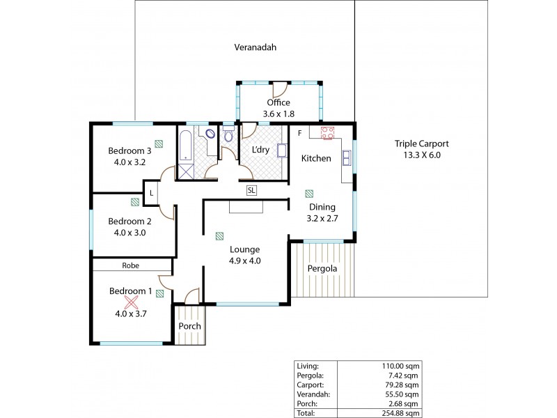 93 Fenden Road, Salisbury Plain SA 5109 Floorplan