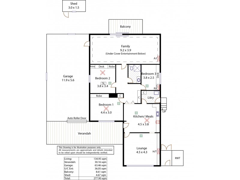 429 Nelson Road, Para Hills SA 5096 Floorplan