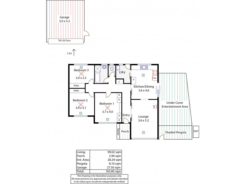 12 Liverpool Crescent, Salisbury East SA 5109 Floorplan