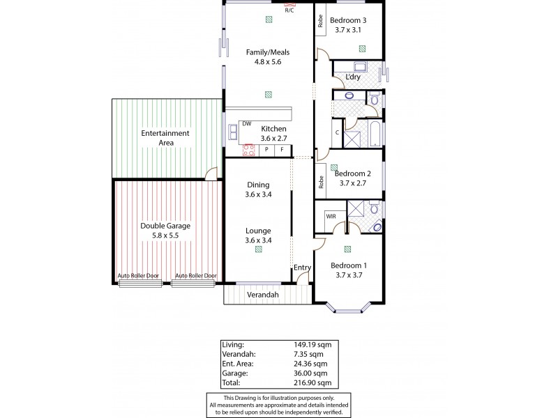 8 Maquarie Street, Mawson Lakes SA 5095 Floorplan